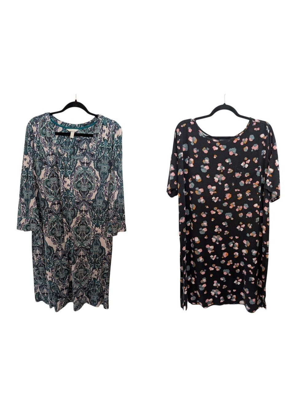 Soma Nightshirts - Lot of 2 - One Long Sleeve, One Short Sleeve Comfort